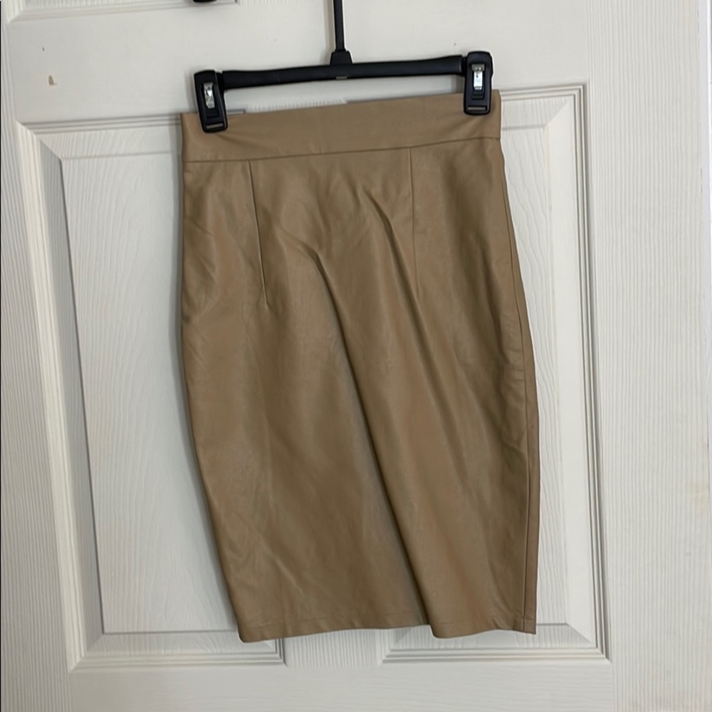 Naked Wardrobe Leather Skirt